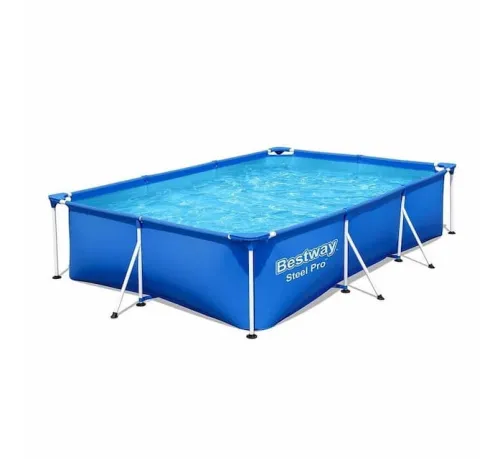 Piscine hors sol  rectangulaire STEEL PRO 3.00 m x 2.01 m x 66 cm 56404 BESTWAY 