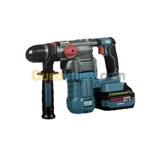 Marteau piqueur perforateur SDS-Plus sans fil 21v 1 batterie 4.0ah 26mm 4.5j YAE2650 HONESTPRO