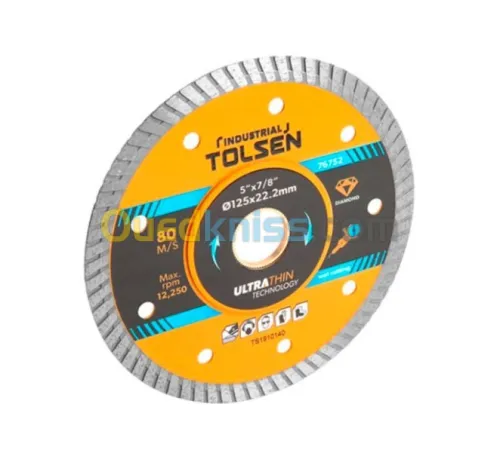 Disque diamant ultra fin bleu 76754 TOLSEN