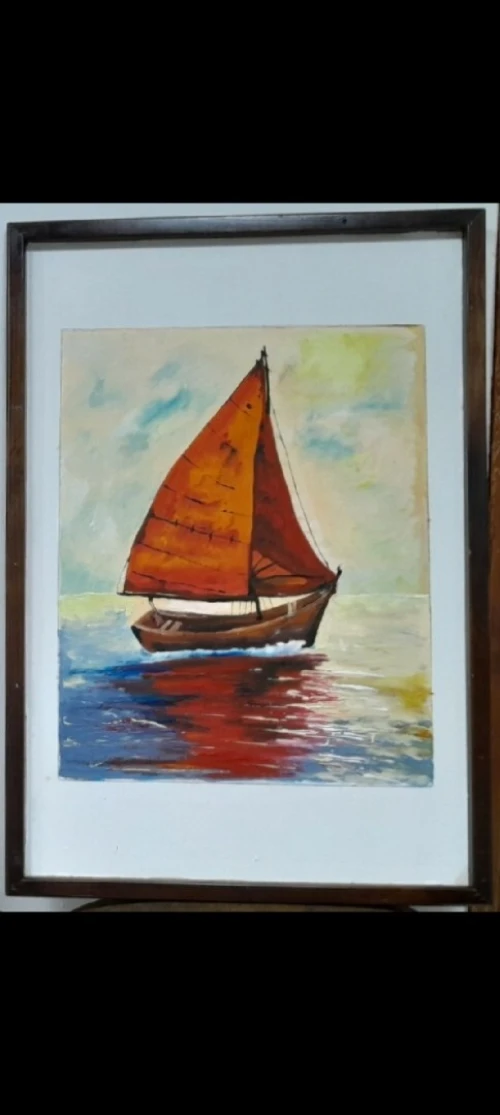 كادر مرسوم باليد اتقان فيه 65cm على 90CM