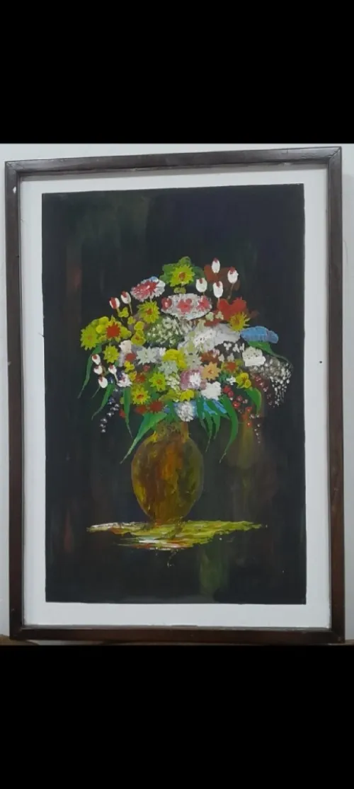 كادر مرسوم باليد اتقان فيه 65cm على 90CM