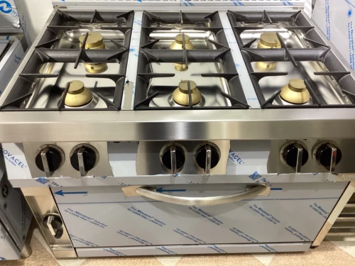Cuisiniere a gaz 6 feux sur four a gaz SILKO ITALY
