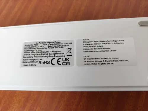 IMPRIMANTE THERMIQUE NETUM XL-P801