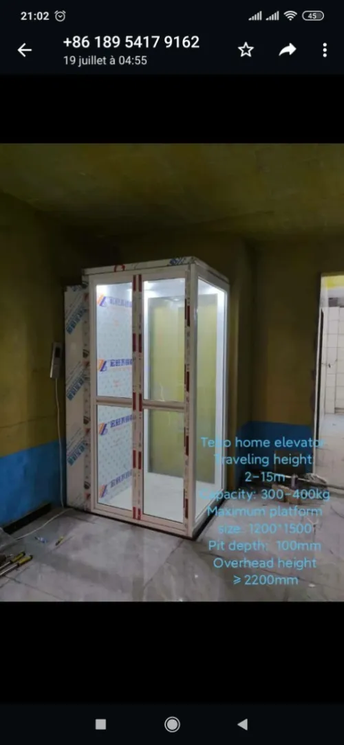 Ascenseur pour maison 