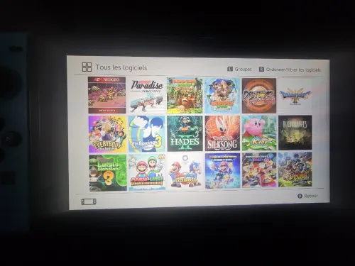 Nintendo switch flashé