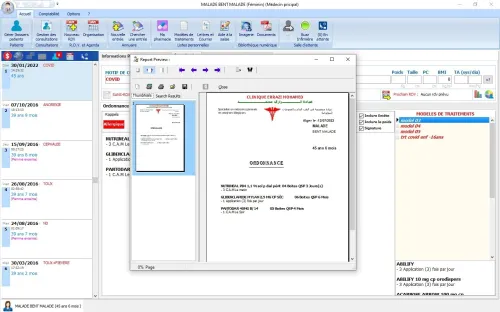 logiciel de gestion Cabinet Médical (Doctor Cabinet Mananger , DCM) ver 7.9 2025