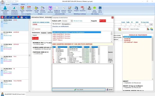logiciel de gestion Cabinet Médical (Doctor Cabinet Mananger , DCM) ver 7.9 2025