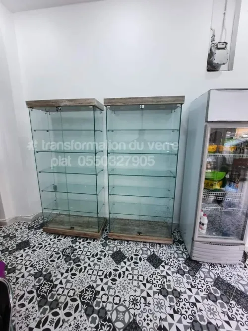 Armoire d'exposition en verre 85cm 