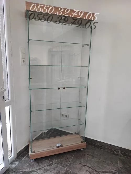 Armoire d'exposition en verre 85cm 