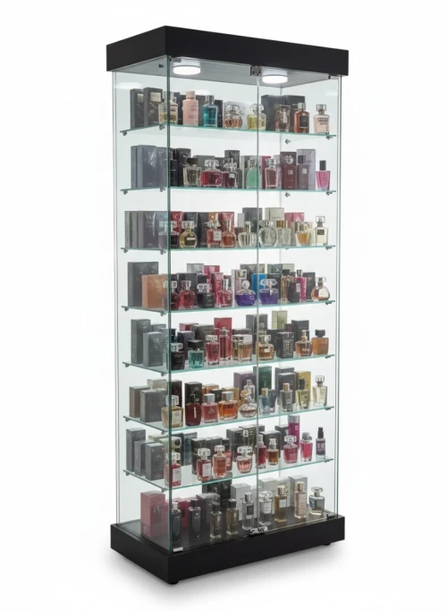 Vitrine et présentoir d'exposition