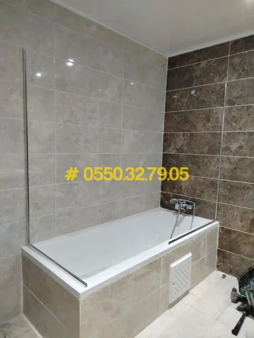 Douche a l'italienne sûr mesure 