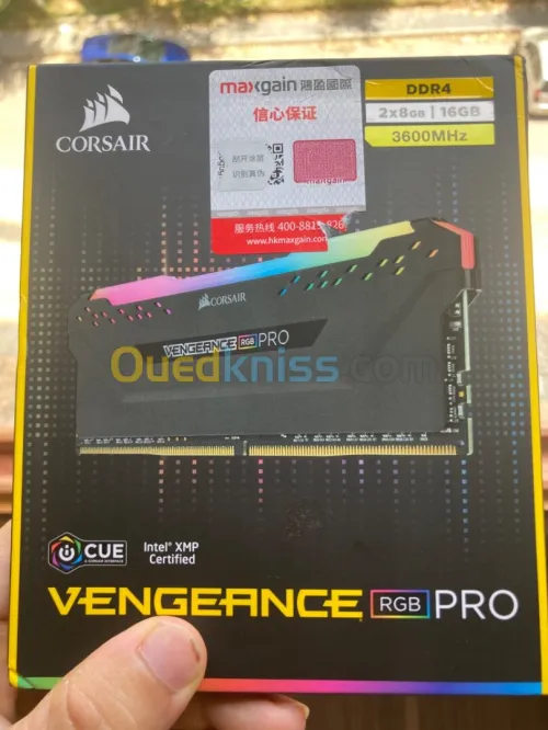ram ddr4 corsair venegence rgb pro (8gb*2) 3600 mhz cl18