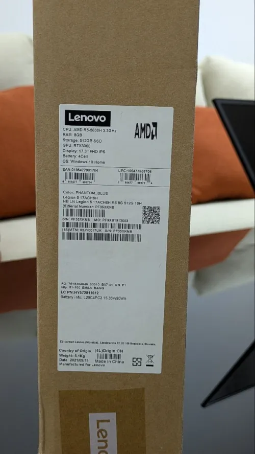 Lenevo Legion 5 3060:6