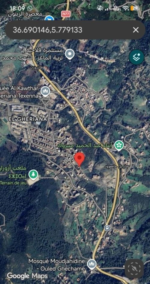 Vente Terrain Jijel Texenna 4