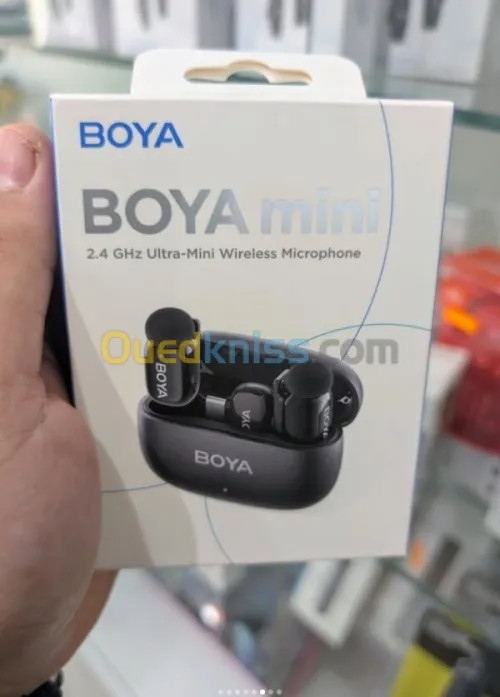 Boya microphone  sans Fil, AI Voice Change, 2 Pack Lavalier Microphone 