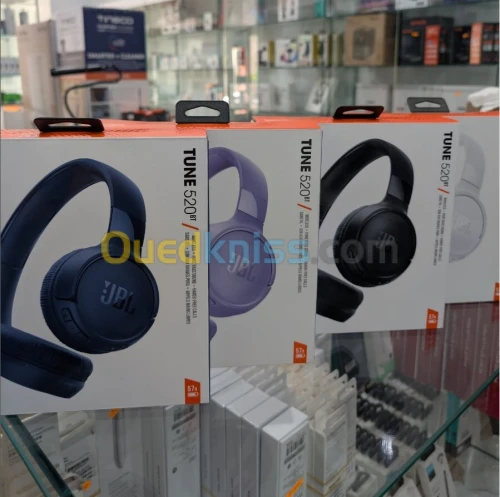 JBL Tune 520BT, casque  sans fil, léger et confortable, Bluetooth 5.3, autonomie  57 h, Pure Bass