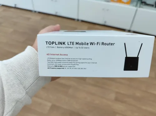 MODEM 4 G / LTE  TOPLINK AVEC 10H DE BATTERIE ET 2 ANTENNE - 32 UTILISATEURS - DJEZZY/MOBILIS/OREDO