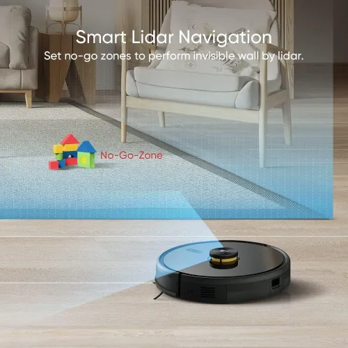 Robot Aspirateur laveur autonomie 2h30 realme Techlife RMH2101