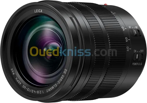 Objectif zoom standard grand angle - polyvalance .Micro 4/3 12-60 mm /24-120mm equivalent 35 mm