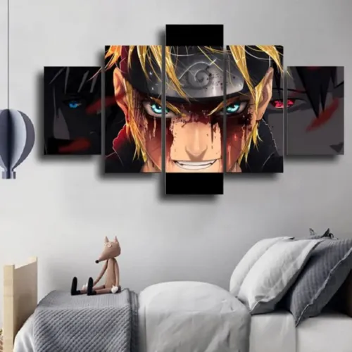 tableau décoratif Naruto 5 pièces