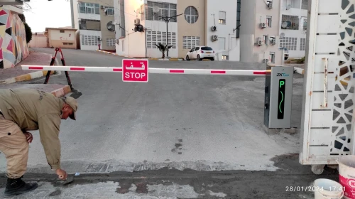barrière automatique parking 