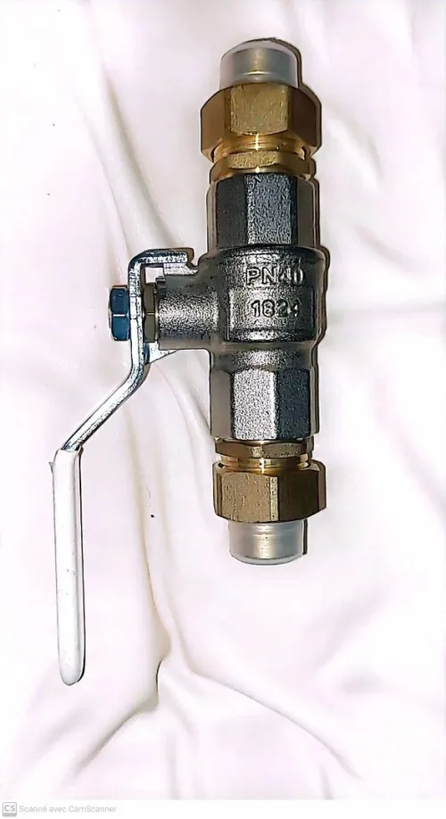 Vanne Degraissée Médicalisée pour Fluides Médicaux 