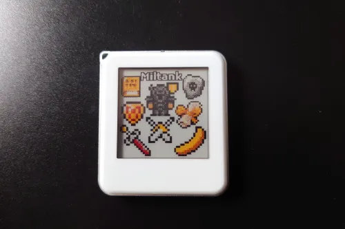 Porte-clés Intelligent NFC 4 color E-Ink Screen Tag - Sans Batterie