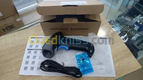 Scanner barcode son fil rechargeable 1D et 2D et avec Fil usb