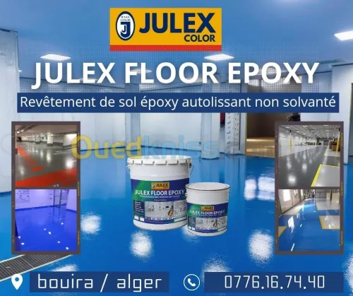 JULEX FLOOR ÉPOXY  - ÉPOXY SOL AUTOLISSANT NON SOLVANTÉ 