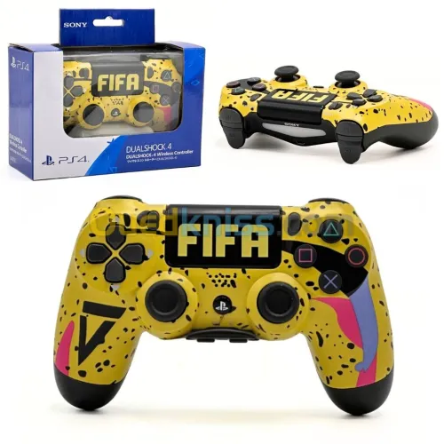 SONY DualShock Manette PS4 sans Fil, Batterie Rechargeable (High Copy) Limited Edition FIFA