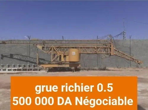 Grue de chantier Potain0.7/Richier0.5 Potain0.7/Richier0.5 