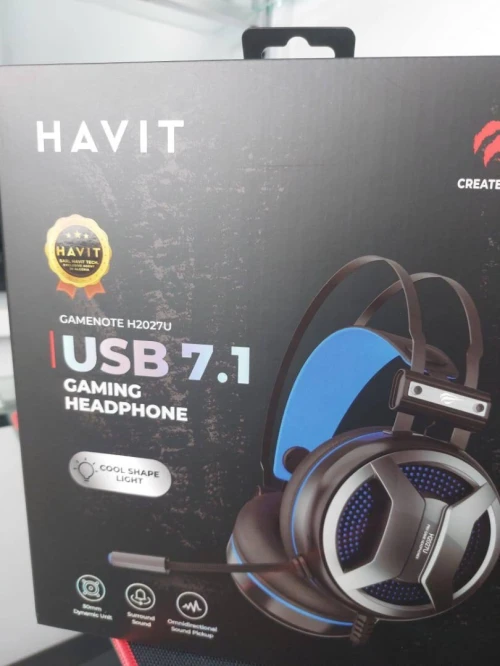 CASQUE GAMER HAVIT  GAMENOTE H2027U USB7.1+ VEBRATION