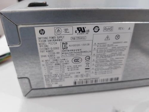 ALIMENTATION POUR UNITE HP PRODESK 400G1/G2