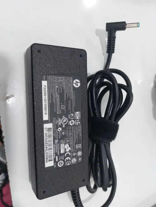 CHARGEUR HP FICHE BLEU 90W 19.5V 4.62A