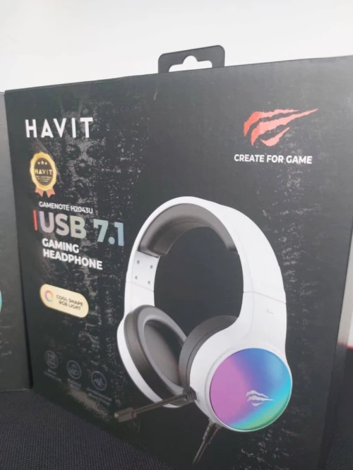 CASQUE GAMER HAVIT GAME NOTE H2043U USB7.1 + RGB