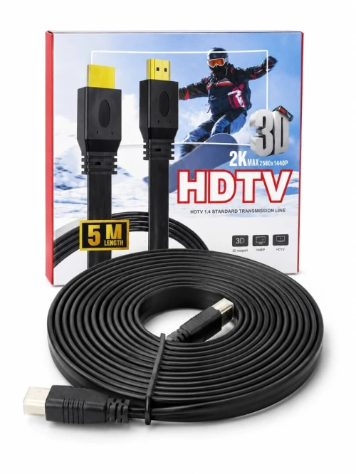 CABLE HDMI 1.5 M / 3 M / 5 M / 10 M PLAT HDTV