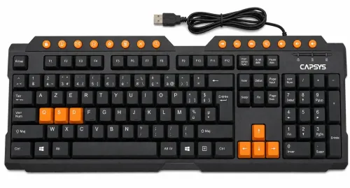 CLAVIER USB MULTIMIDIA STD KB158 CAPSYS