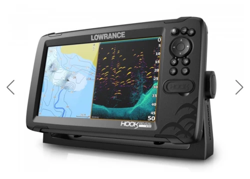 Sondeur gpsmap lowrance Hook révèle 9 triple shoot