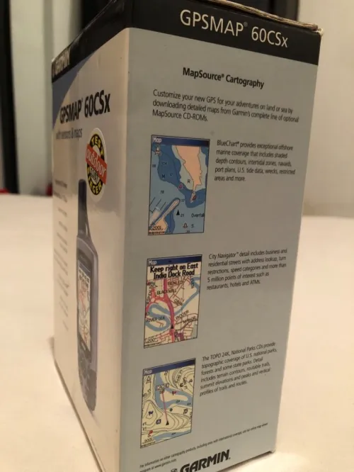GPS map Garmin 78s/78 /60csx