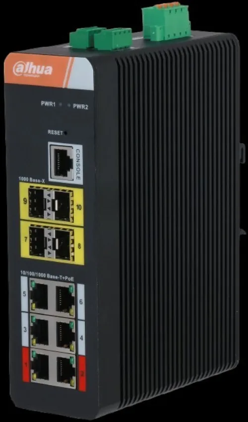 Switch Dahua 06 ports POE + 4 ports SFP DH-IS4410-6GT-120