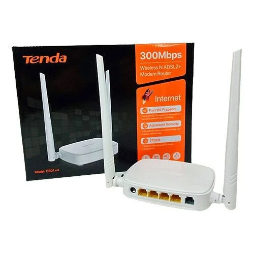 Modem/Routeur Tenda D301 V4 300 Mbps