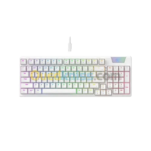 Clavier HAVIT GAMENOTE KB885L RGB Rétro-éclairé Clavier Mécanique
