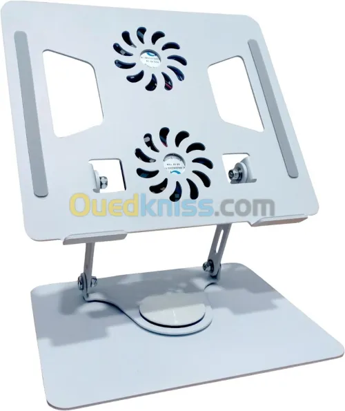 Refroidisseur Support Ordinateur portable LAPTOP avec Double Ventilateur Rotatif à 360 Degrés yl-906