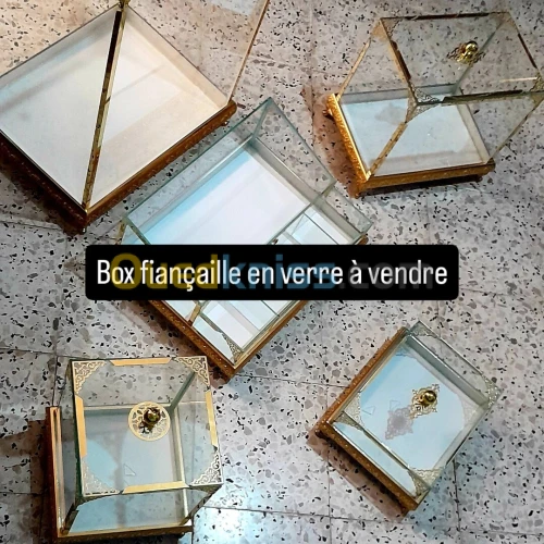 Vente de Boites en verre pour fiançaille