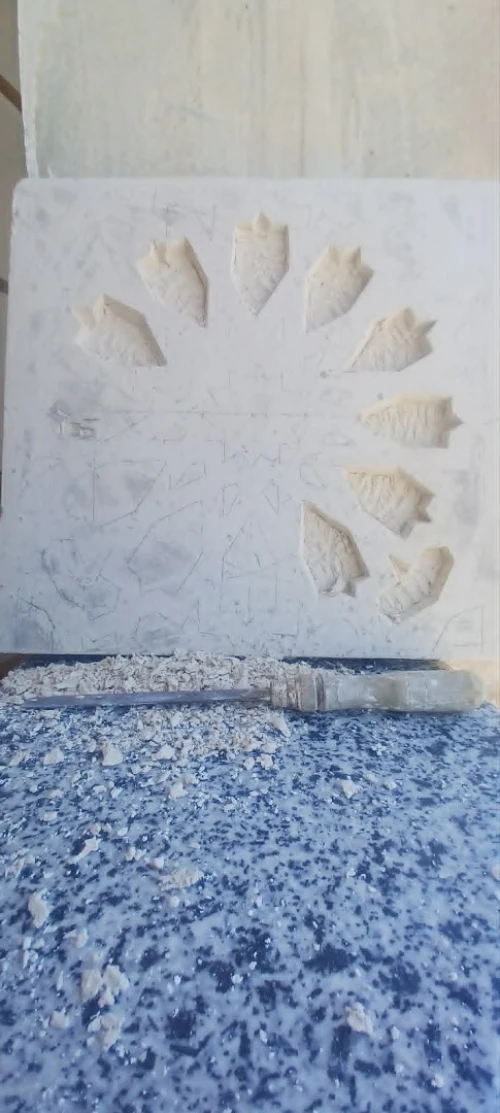 Plâtre marocain Platre sculpté ,plâtre traditionnelle  belldi, platre arabo andalous