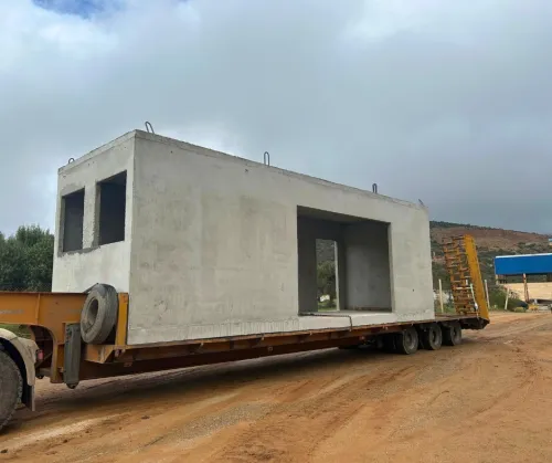 Cabine modulaire  en béton préfabriquée 