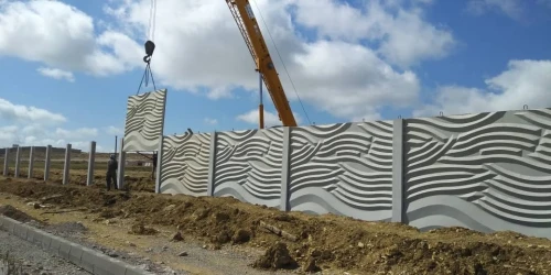 Murs de clôtures en béton préfabriqué 