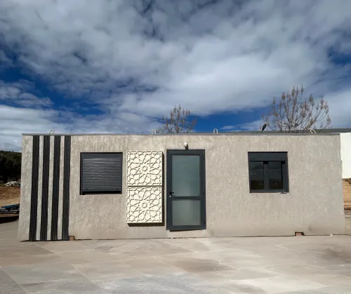 Cabine modulaire  en béton préfabriquée 