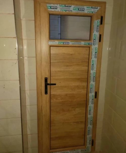 Porte aluminium et pvc