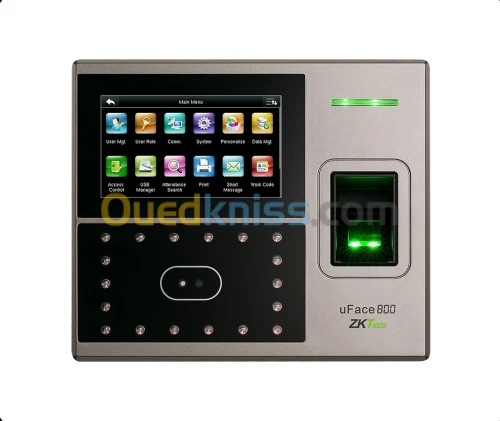 Pointeuse Biométrique & Faciale ZKTeco uFace 800 / uFace 800 Plus 